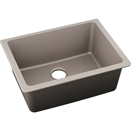 Elkay Kitchen Sink, Undermount Mount, Silvermist Finish ELXU2522SM0